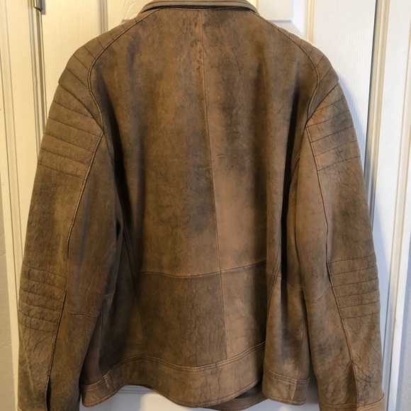 Roundtree and Yorke Lambskin Leather Jacket - Picture 2 of 8